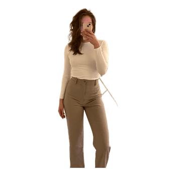 Beiget suorat housut