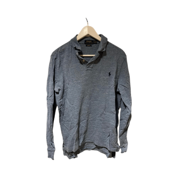 Light Blue Polo Ralp Lauren long-sleeve polo