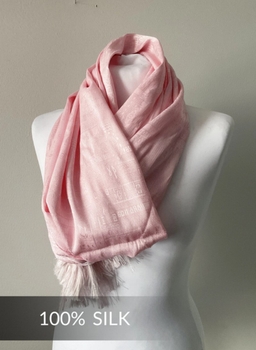 
Pure 100% silk jacquard scarf