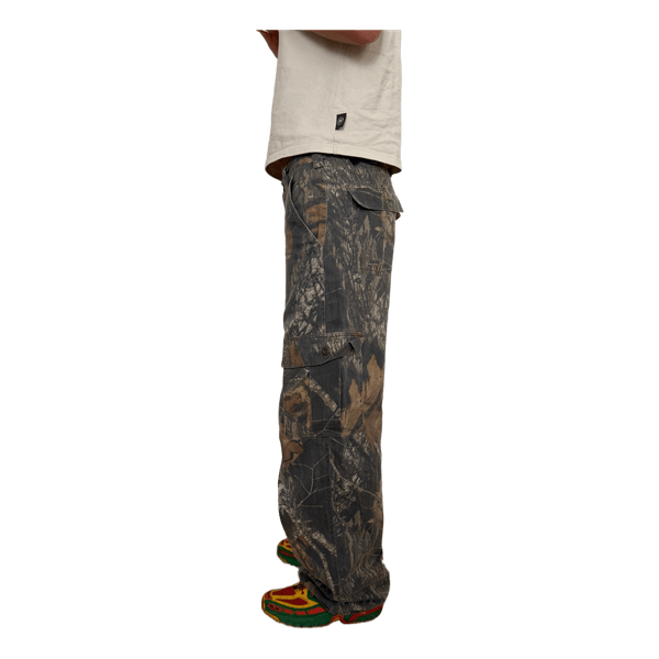 Cargobukser med camouflageprint