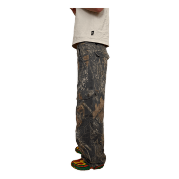 Cargobukser med camouflageprint