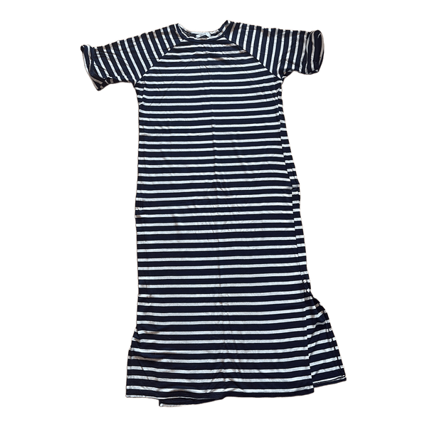 Striped midi dress