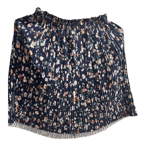 Floral pleated skirt
