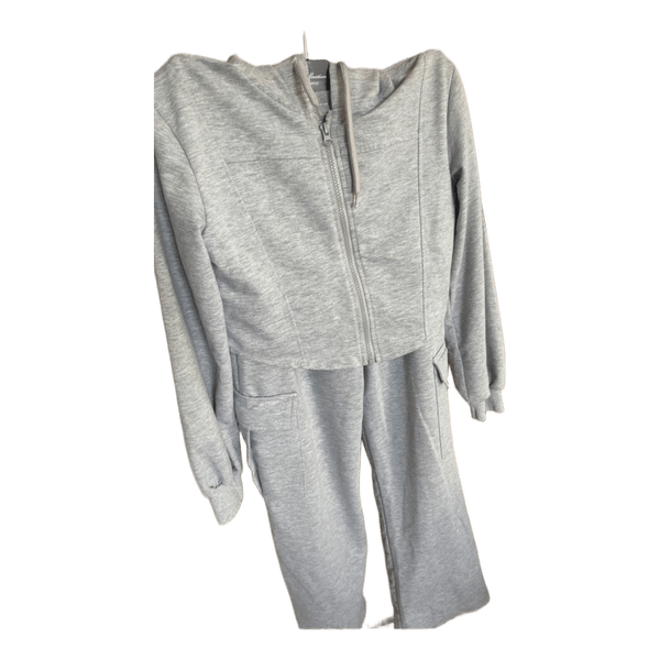 Grey zip-up lounge set