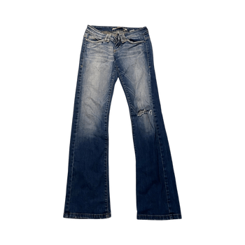 Farkut, bootcut, revitty polvi