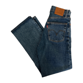 Levis ribcage straight jeans