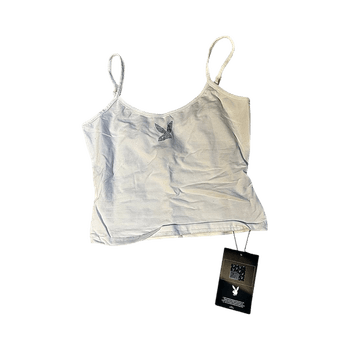 Valkoinen Playboy toppi