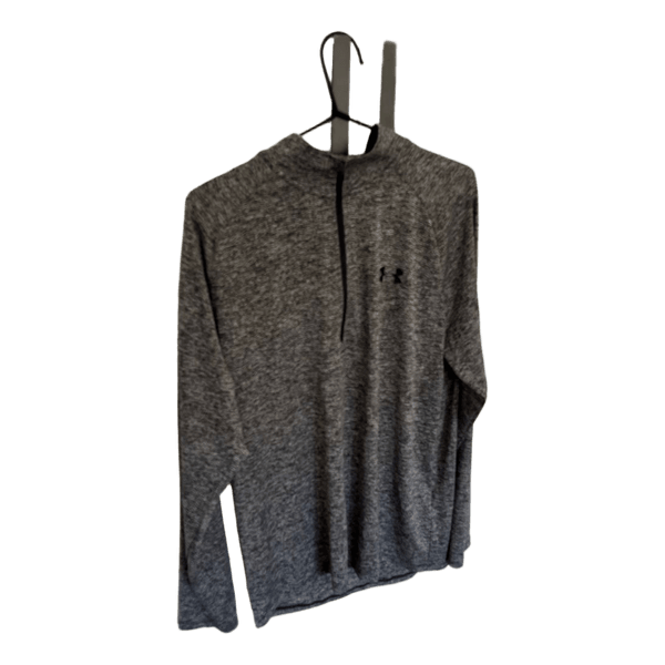 Grey Under Armour top
