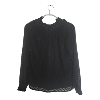 Black long sleeve top