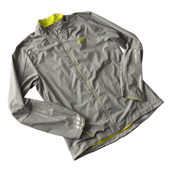 Adidas grey running jacket