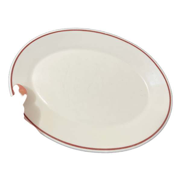 Arcopal oval serving platter