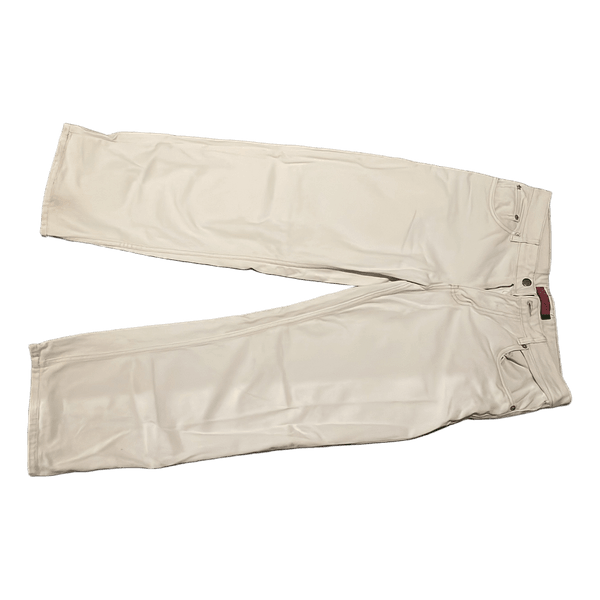 Hvide wide leg jeans