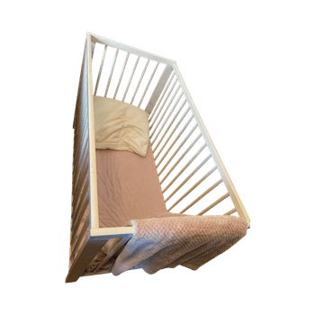 White baby crib Ikea Gulliver