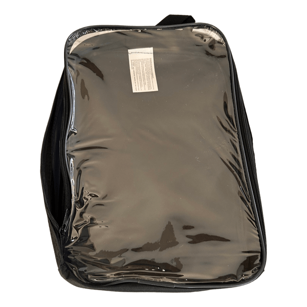 Black clear storage bag