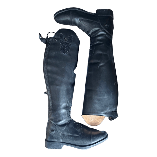 QHP black riding boots