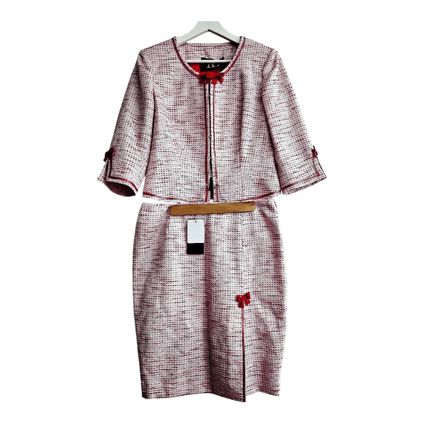 ROCCOBAROCCO tweed blazer skirt set - new!
