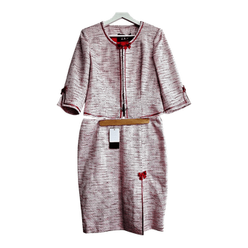 ROCCOBAROCCO tweed blazer skirt set - new!