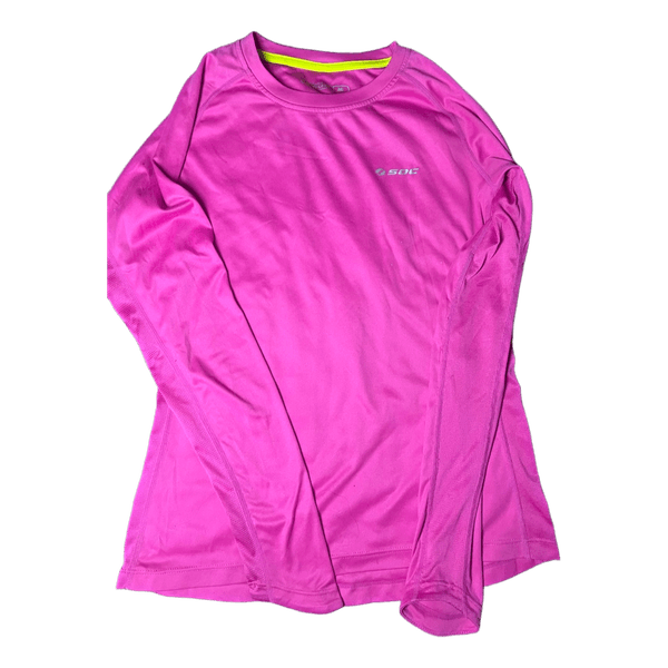 Pink sports long-sleeved top