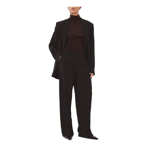 Low Waist Pleated Pants