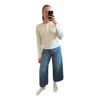 Uniqlo wide leg jeans