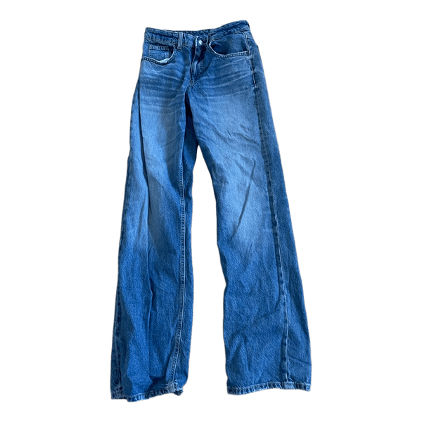 Blå wide leg jeans