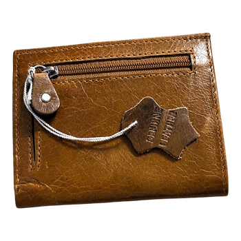 Brown leather wallet