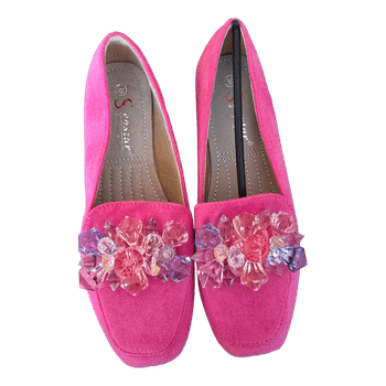 Pink Seastar flat shoes