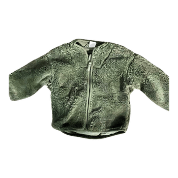 Green baby fleece jacket