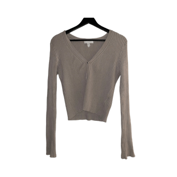 H&M beige ribbikardigan