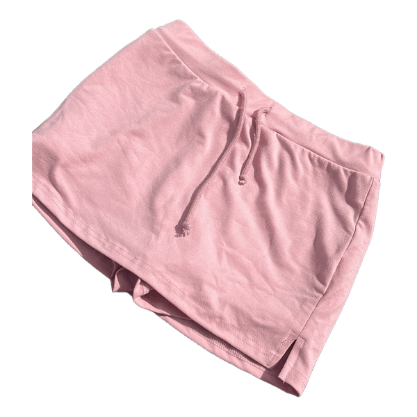 Pink mini skirt