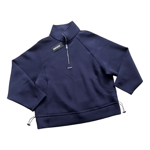 Rotate scuba half zip sweatshirt