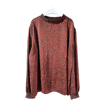 George leopard print blouse