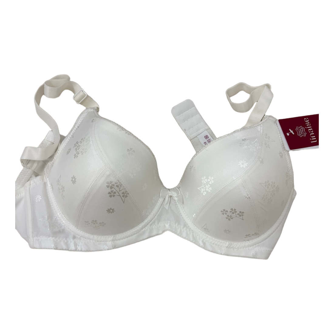 Linaise floral white bra