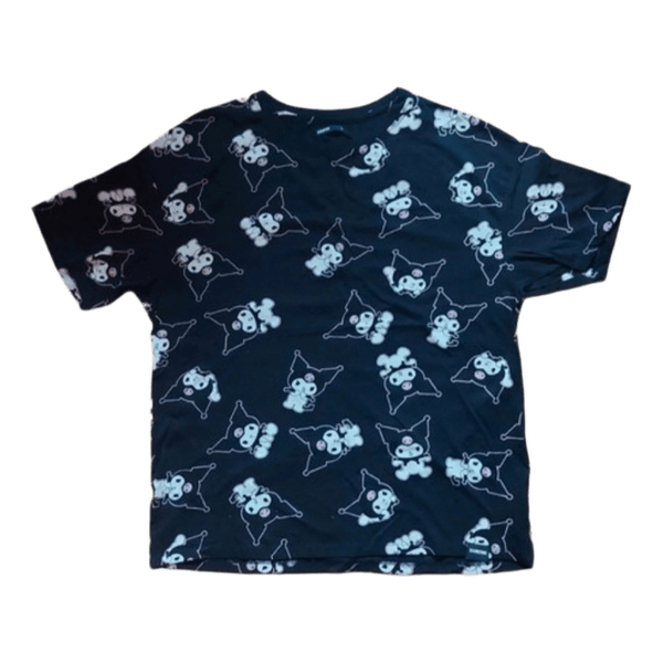 Kuromi print black t-shirt