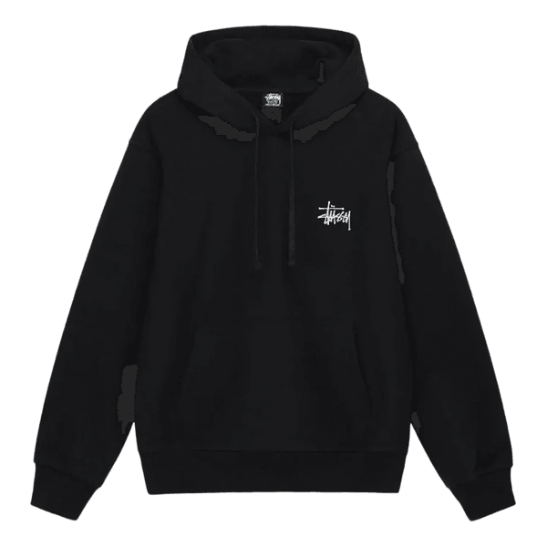Stussy Basic Hoodie Sort