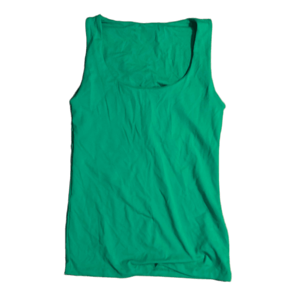 Green tank top