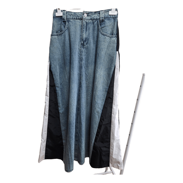 Trendy Queen džinsinis maxi sijonas