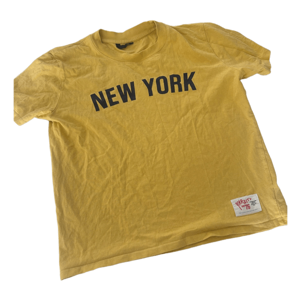Yellow New York graphic t-shirt