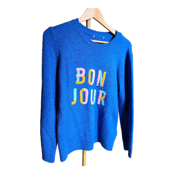 Niebieski sweter Tu Bonjour