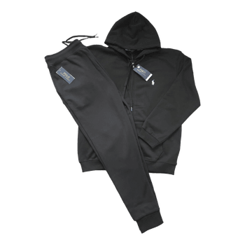 Polo Ralph Lauren Black Loopback Fleece tracksuit