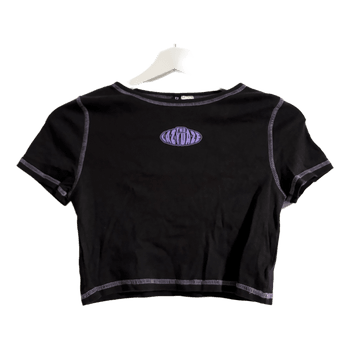 Black crop t-shirt