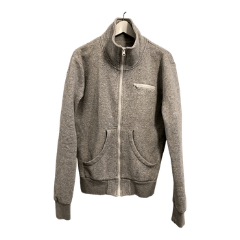 Harmaa vetoketjuhuppari, David, koko S