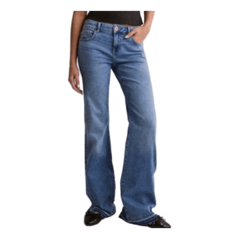 Blue bootcut jeans