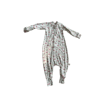 Watermelon print baby sleepsuit