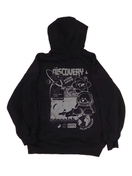 Black NASA graphic hoodie