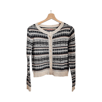 Indiska Wool Blend Cardigan S – Scandinavian Nordic Cozy