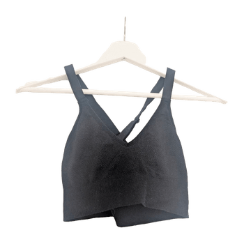 Black sports bra top