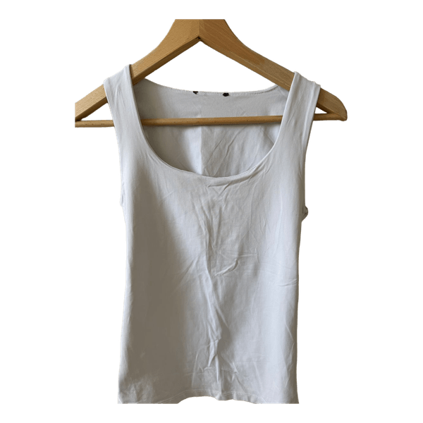 Hvid zara tanktop