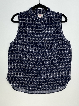 Levi’s Navy Sleeveless Shirt M