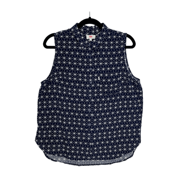 Levi’s Navy Blue Sleeveless Shirt M Costal Western